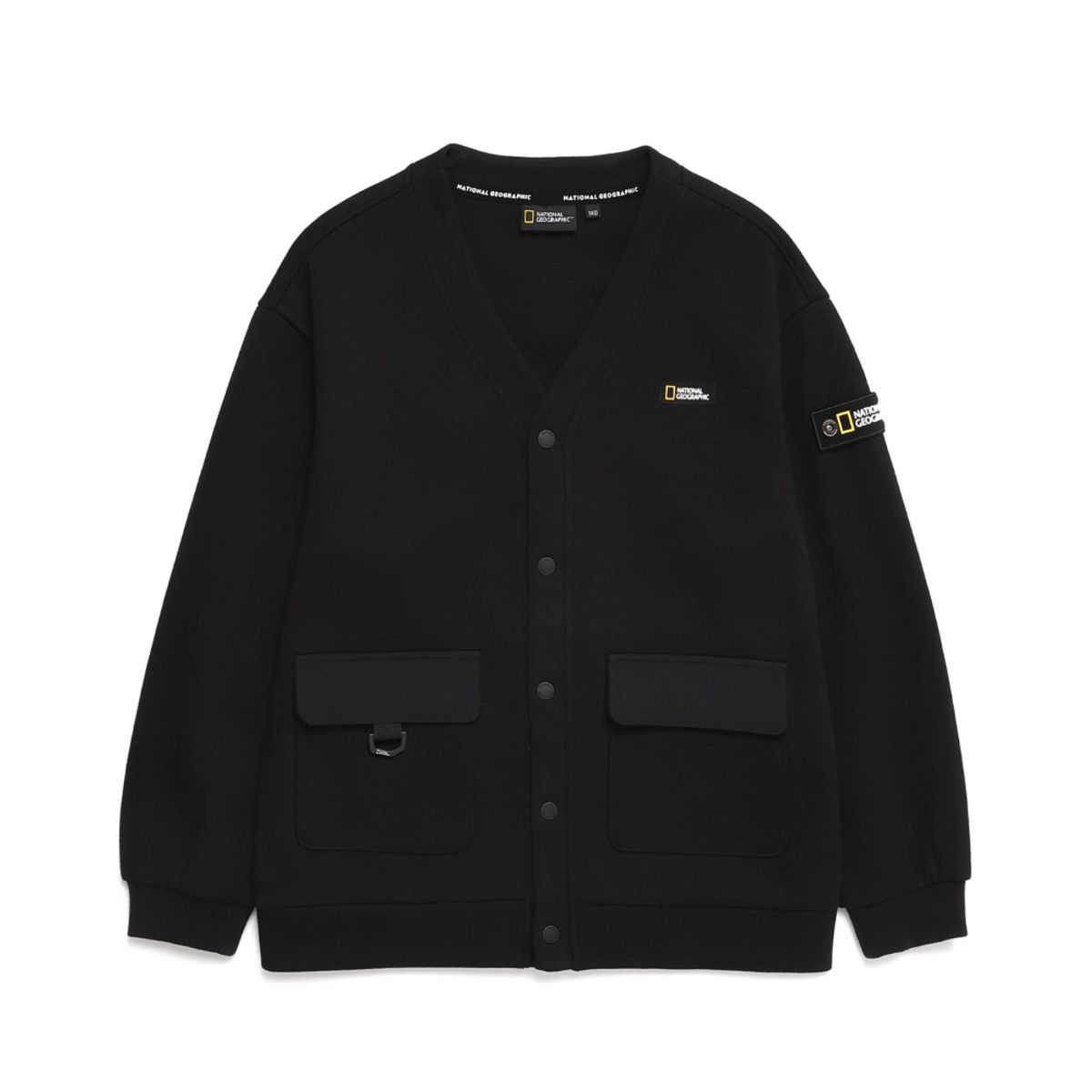 내셔널지오그래픽 키즈(NATIONAL GEOGRAPHIC KIDS) K223UCD010 저지 가디건 CARBONBLACK