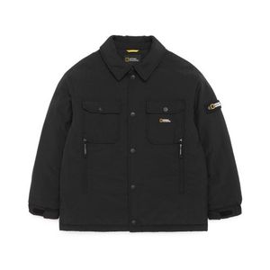 K223UPD060 셔츠형 패딩 점퍼 CARBONBLACK