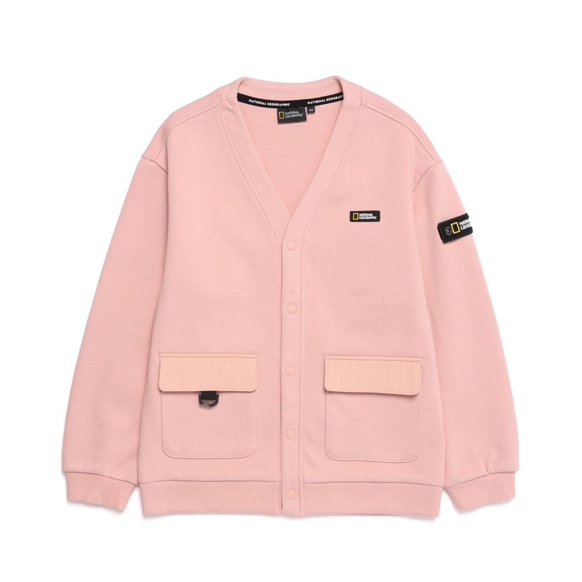 내셔널지오그래픽 키즈(NATIONAL GEOGRAPHIC KIDS) K223UCD010 저지 가디건 PINK