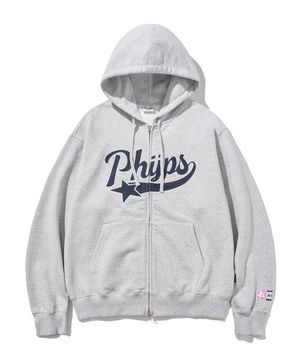 스타테일 후드집업_그레이