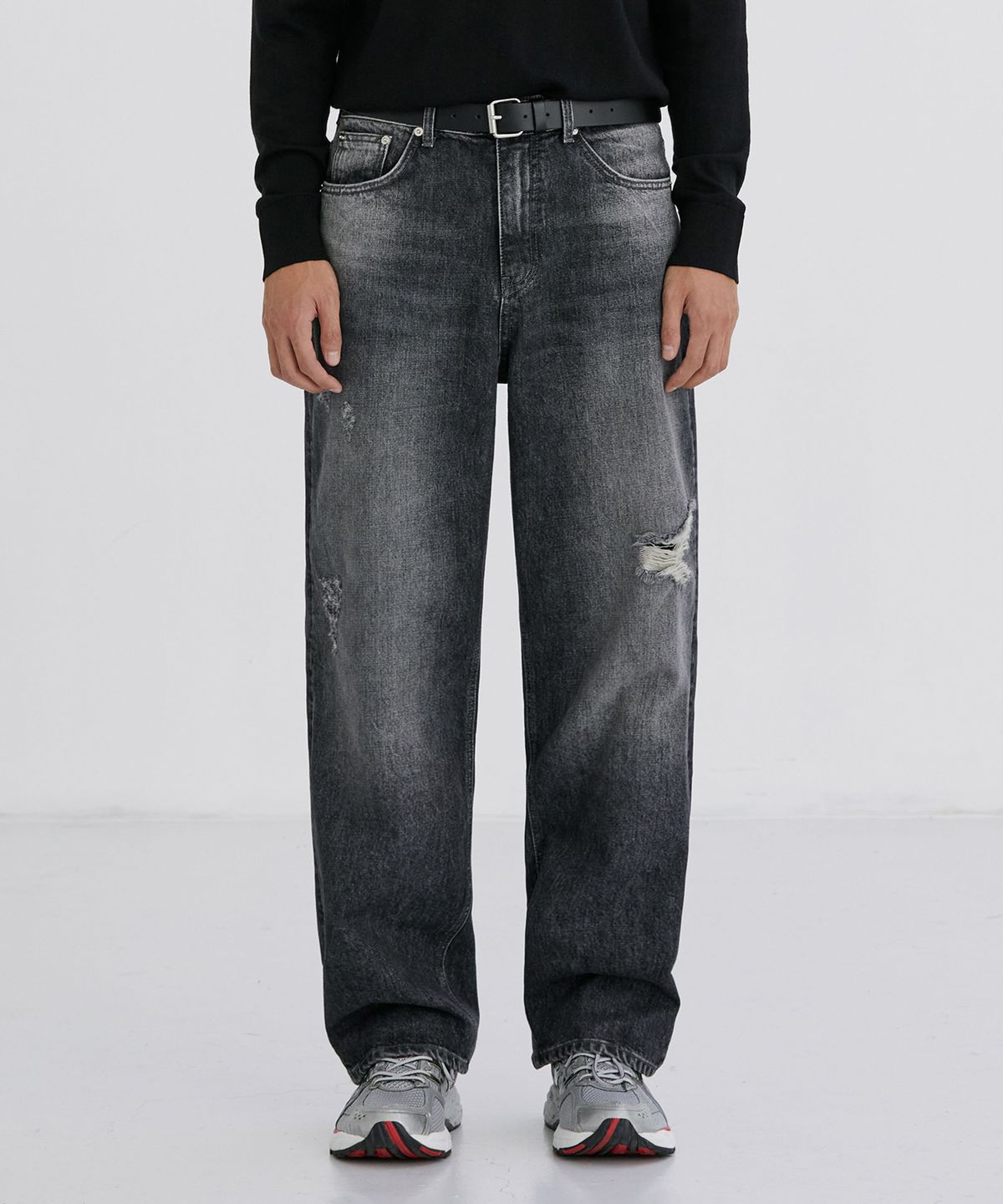 브랜디드(BRANDED) 51073 HISHITOMO UNTIDY SOUL JEANS [SUPER WIDE STRAIGHT]