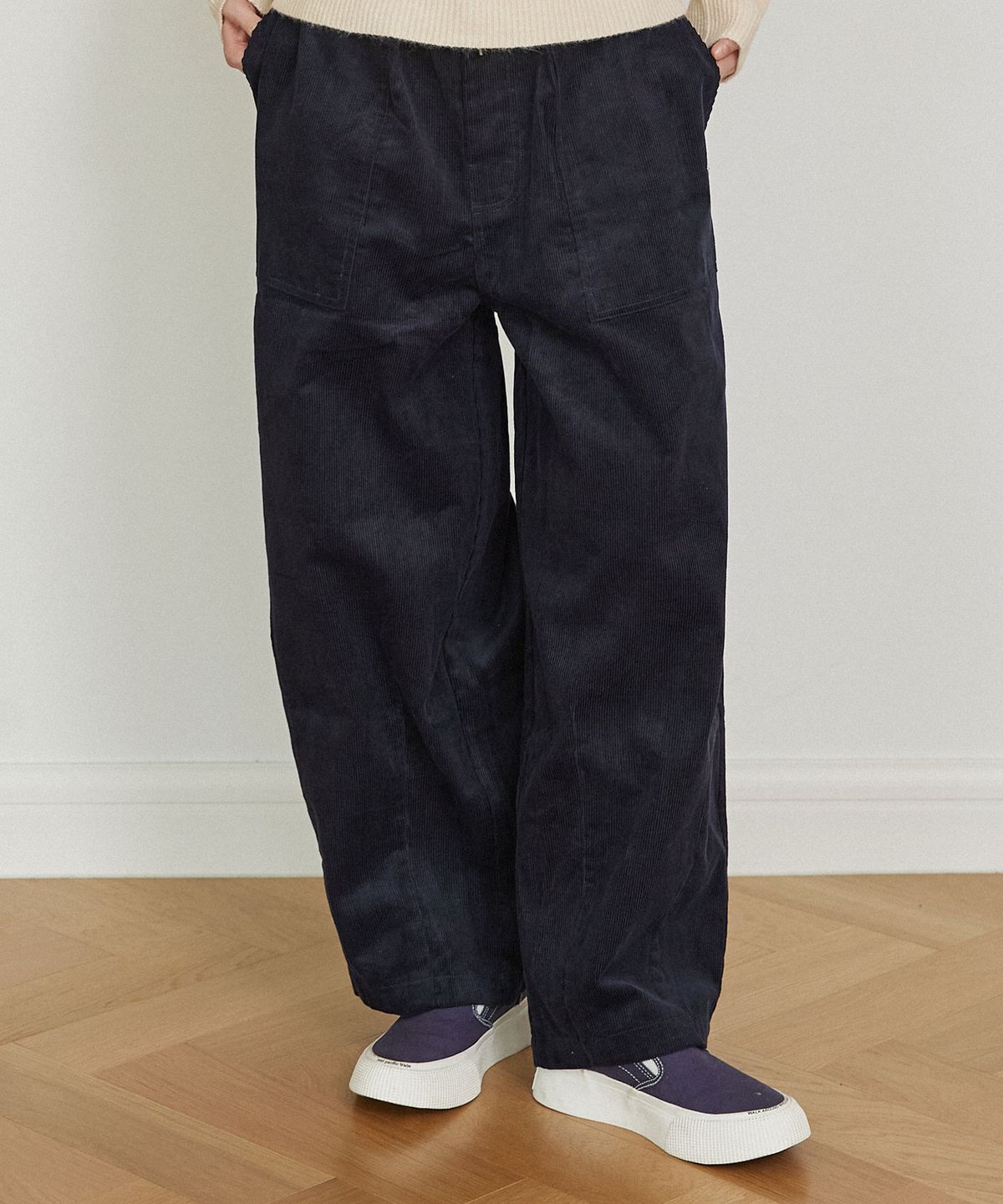 꼬모니노즈(COMONINOZ) CORDUROY BALOON PANTS [2 COLOR]
