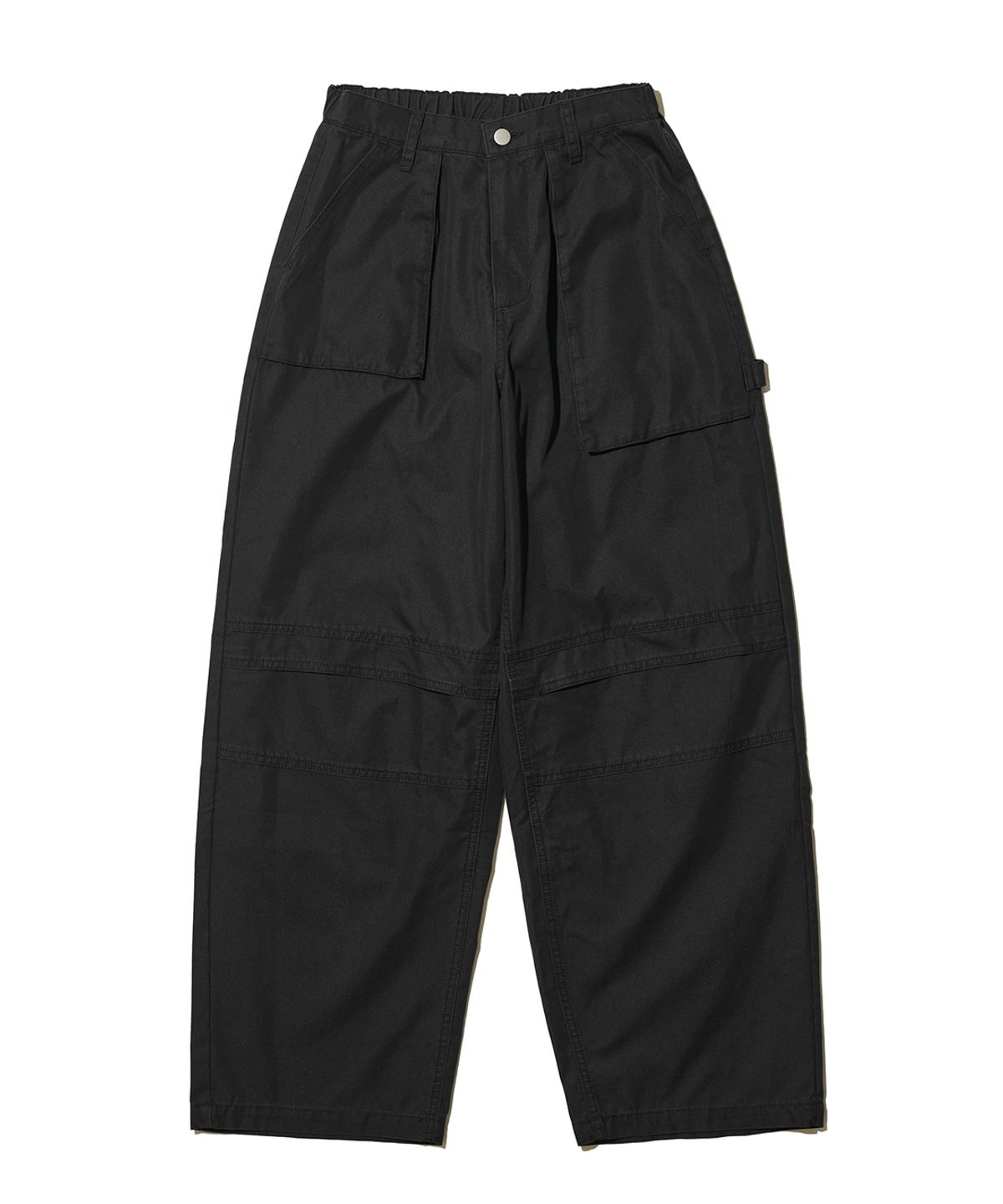 빅유니온(BIG UNION) UNBALANCE FATIGUE PANTS / BLACK