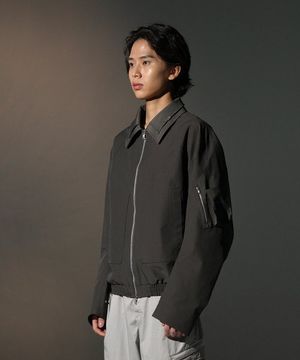 DOUBLE COLLAR TYPE 1 JACKET [GREY]