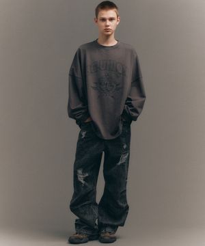 SNOW DENIM PANTS / BLACK