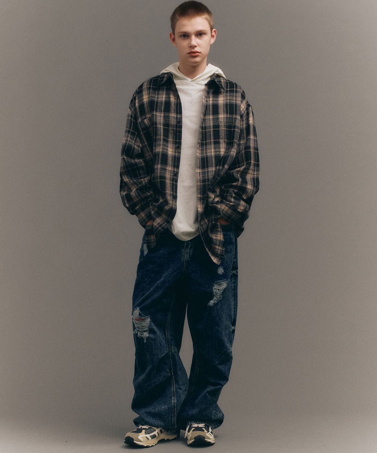 빅유니온(BIG UNION) SNOW DENIM PANTS / INDIGO
