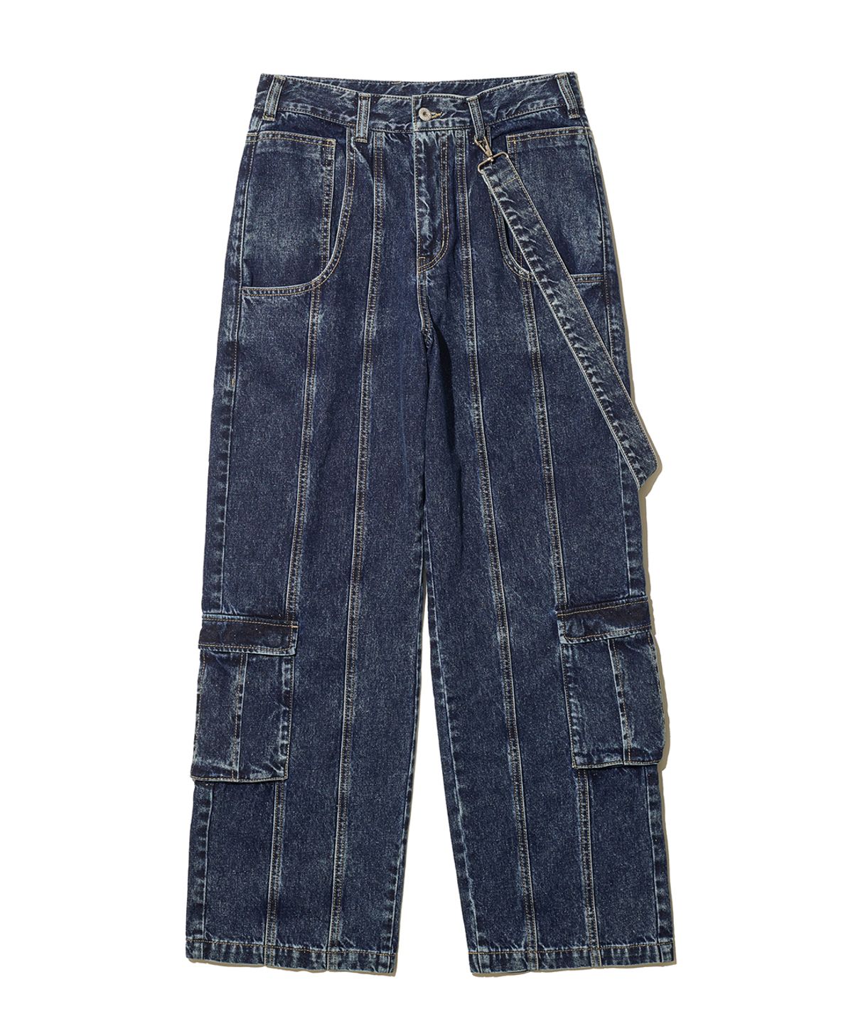 빅유니온(BIG UNION) LINE DENIM PANTS / INDIGO