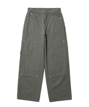 SOLID CARPENTER PANTS / OLIVE