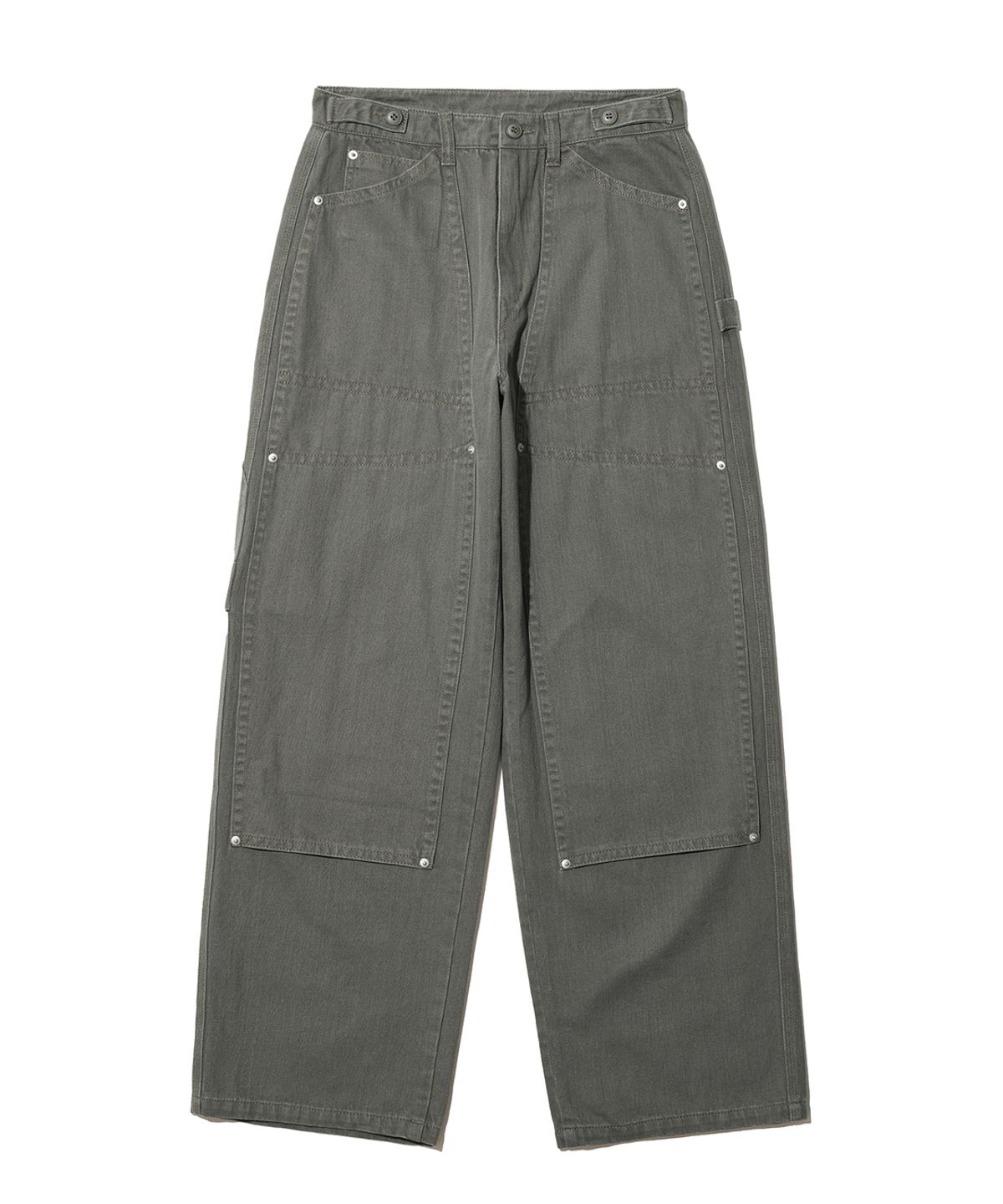 빅유니온(BIG UNION) SOLID CARPENTER PANTS / OLIVE