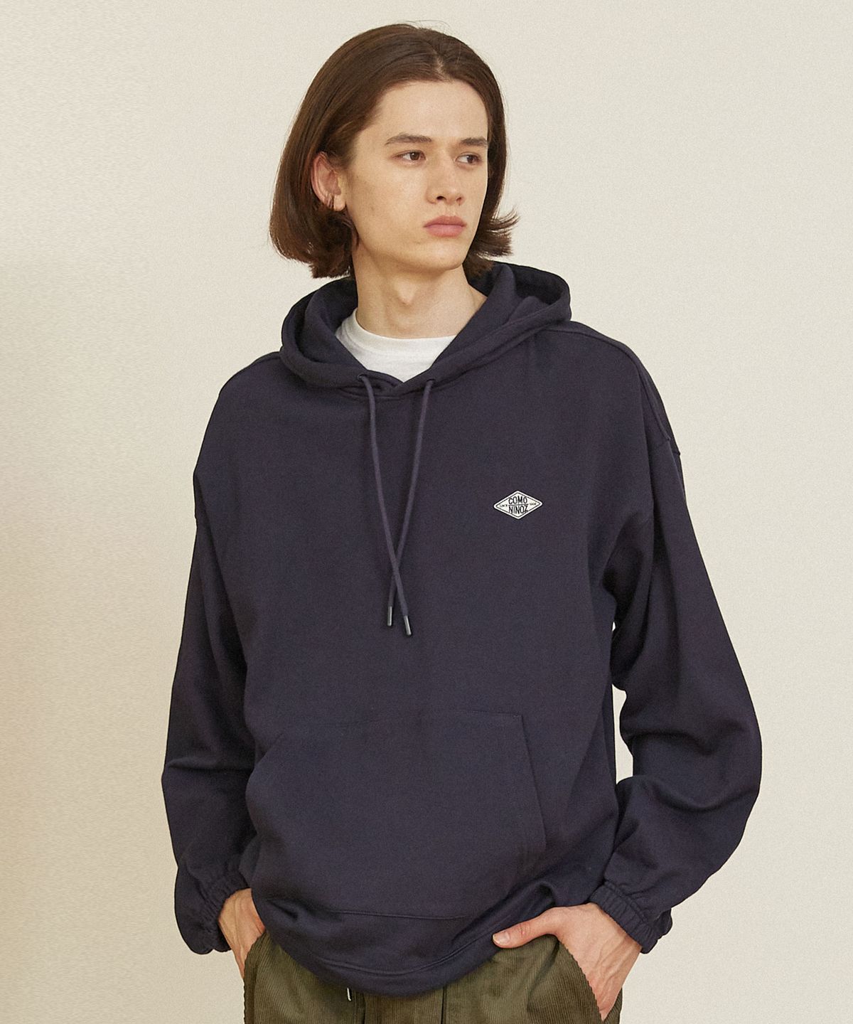 꼬모니노즈(COMONINOZ) LOGO HOODIE [3 COLOR]