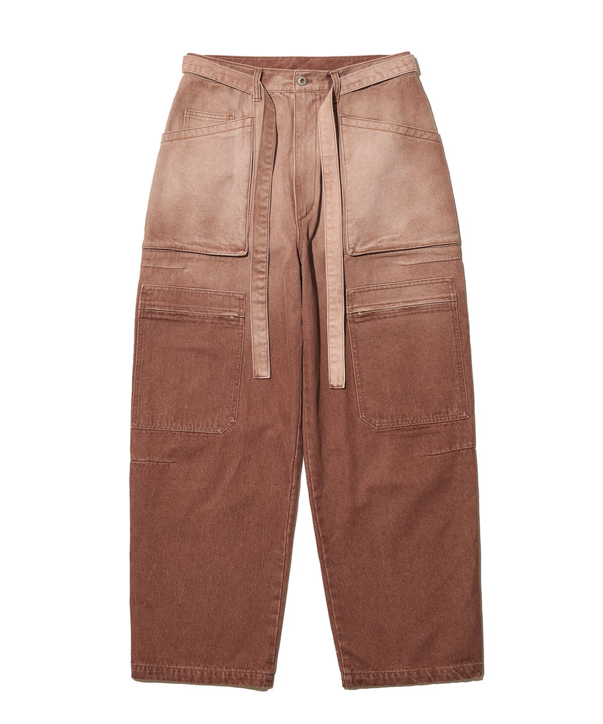빅유니온(BIG UNION) GRADATION DOUBLE POCKET PANTS / BROWN