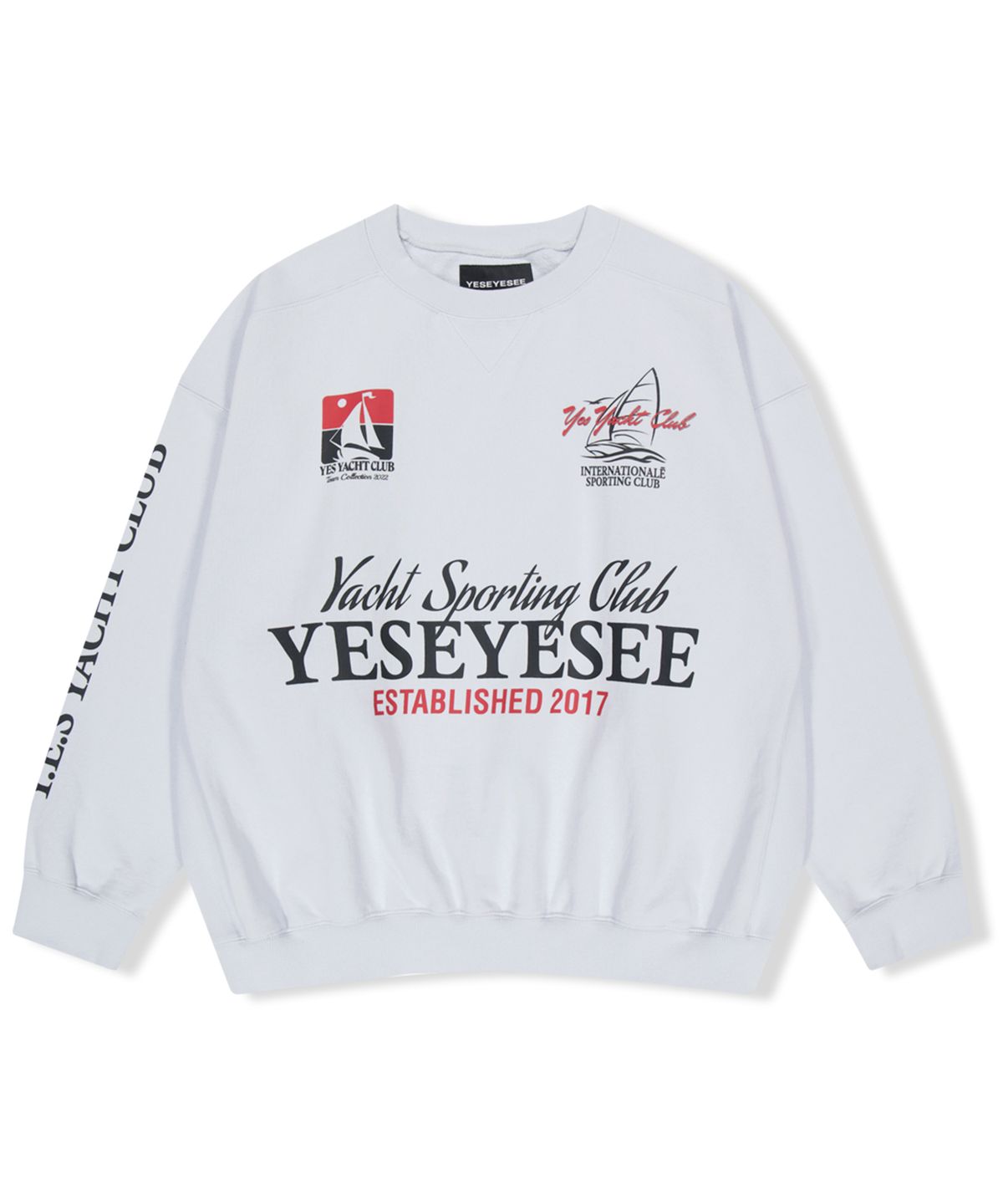 예스아이씨(YESEYESEE) Y.E.S Yacht Sweatshirt Slate