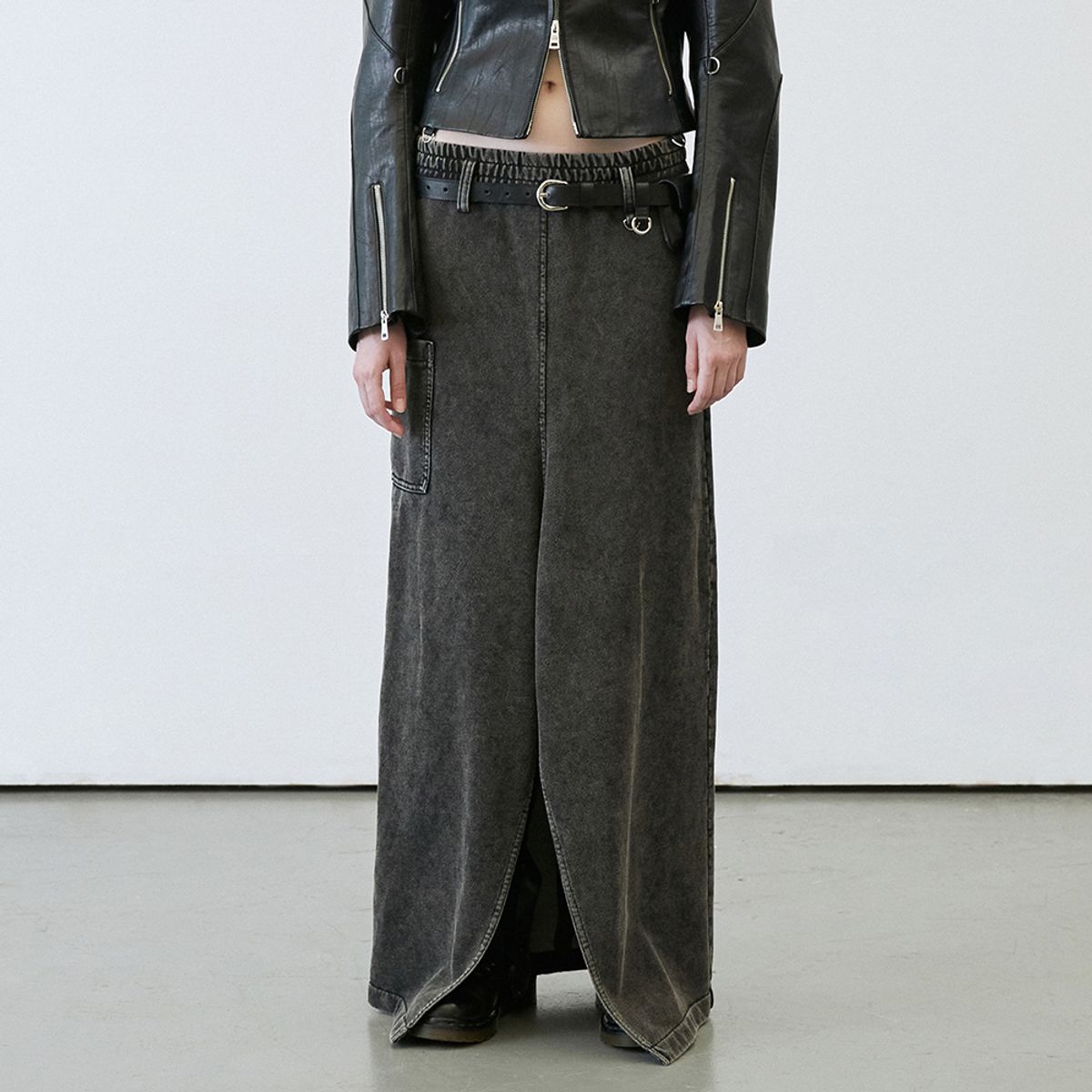엘씨디씨티엠(LCDC™) 1710 SNOW WASHED LONG SKIRT