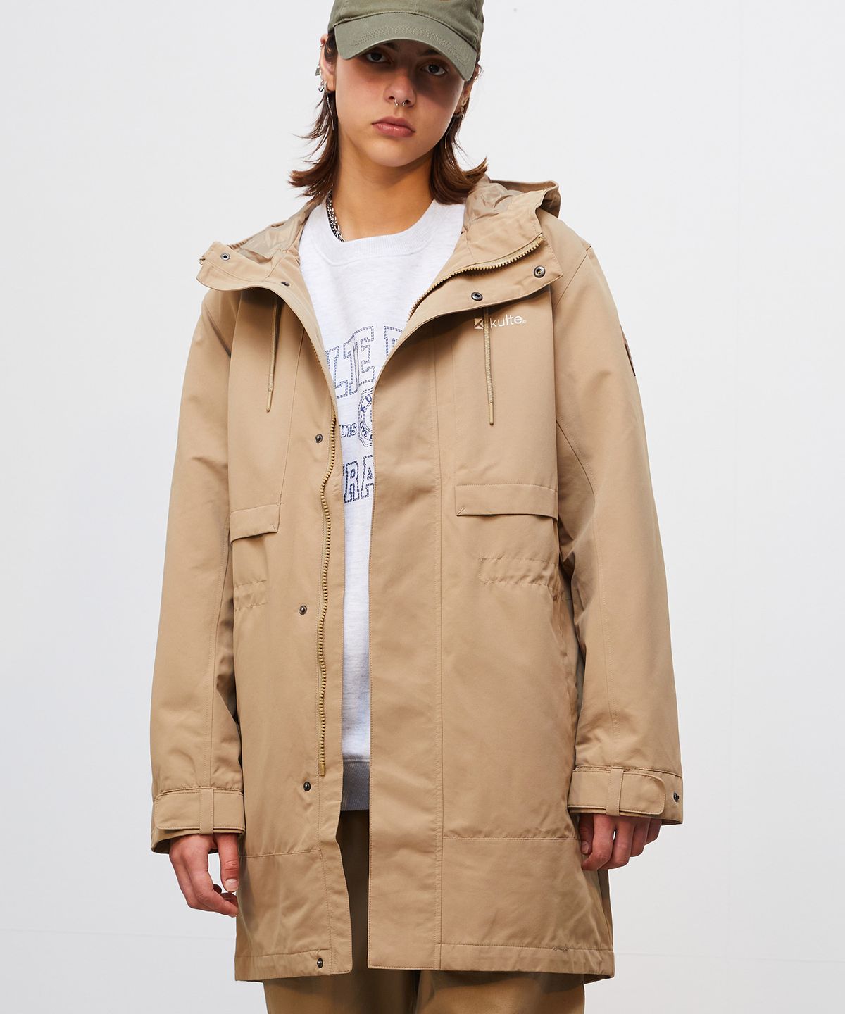 쿨트(KULTE) 윈드 쉴드 웨더 자켓 BEIGE