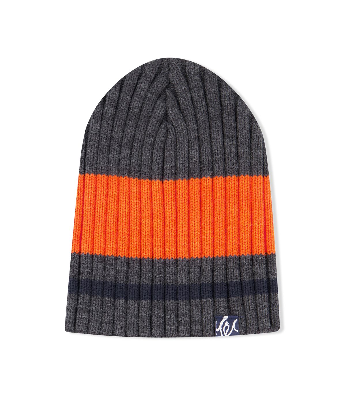 예스아이씨(YESEYESEE) Y.E.S Stripe Beanie Charcoal
