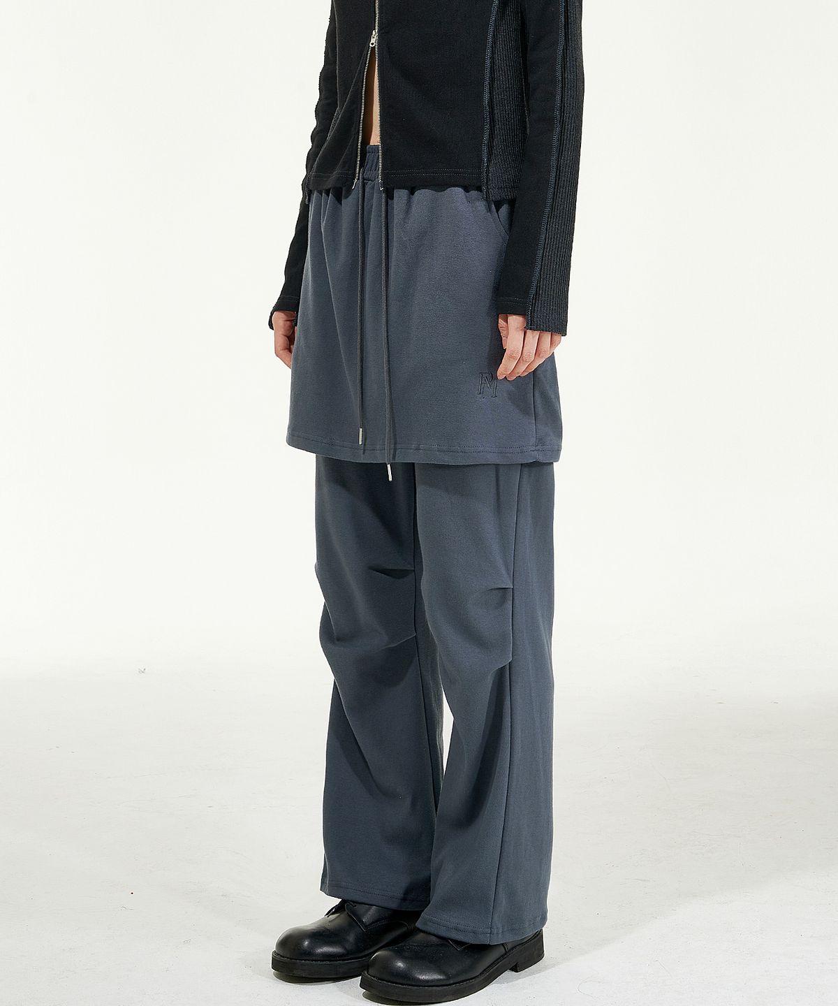 피스메이커(PIECE MAKER) PARACHUTE SK BOOT PANTS (CHARCOAL)