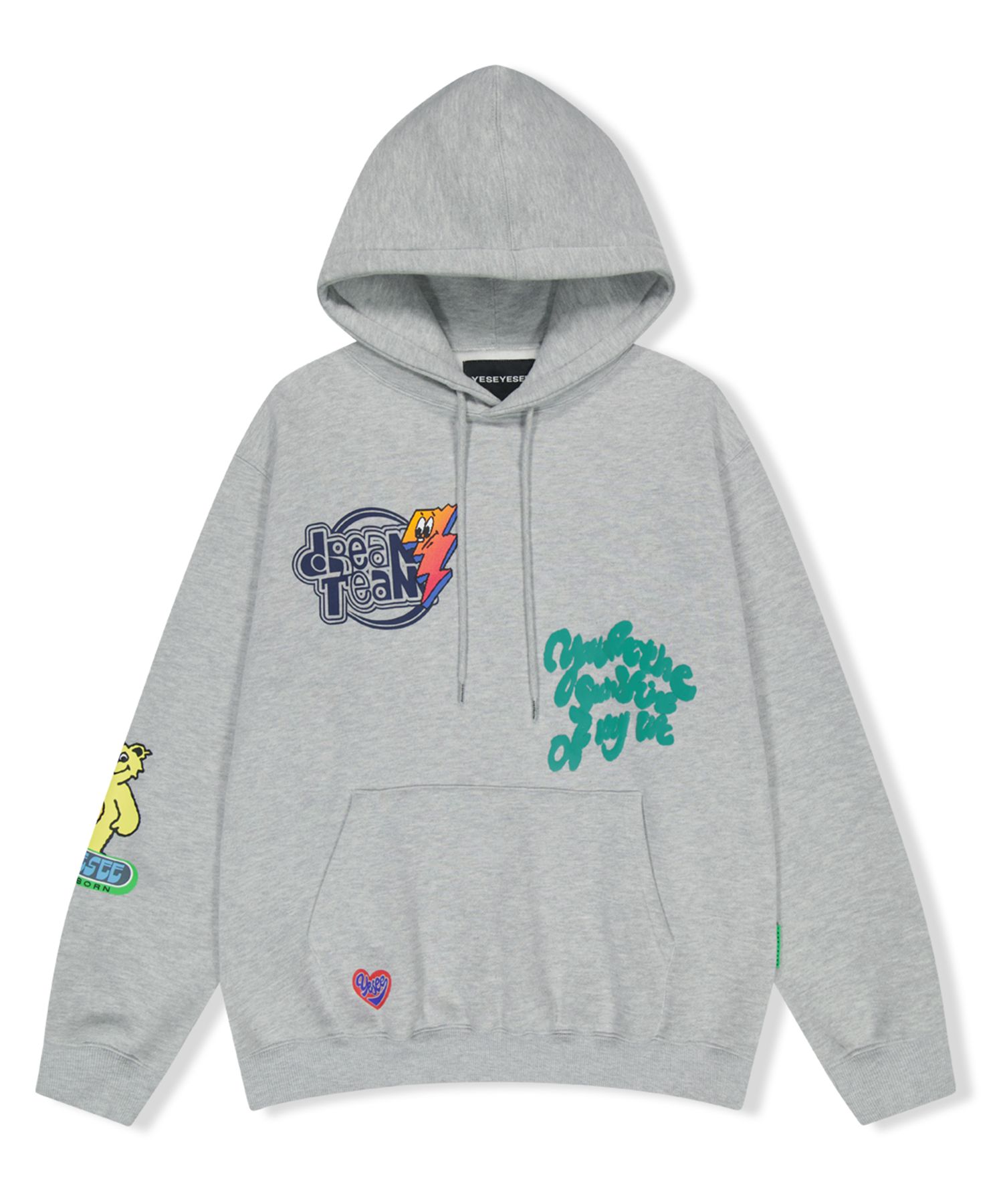 さらに100円引き◆YESEYESEE◆Y.E.S Lightning Bear Hoodie MUSINSA | YESEYESEE YES Lightning Bear Hoodie Gray