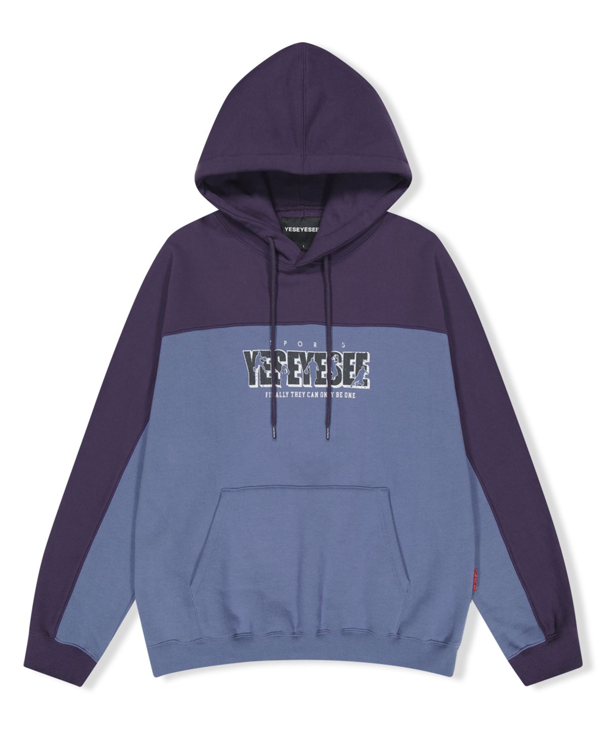 예스아이씨(YESEYESEE) Dunkman Hoodie Deep Purple