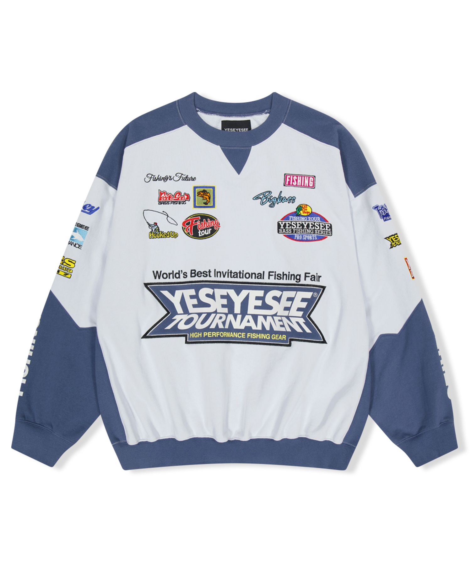 MUSINSA公式 | YESEYESEE YES Fishing Sweatshirt Slate