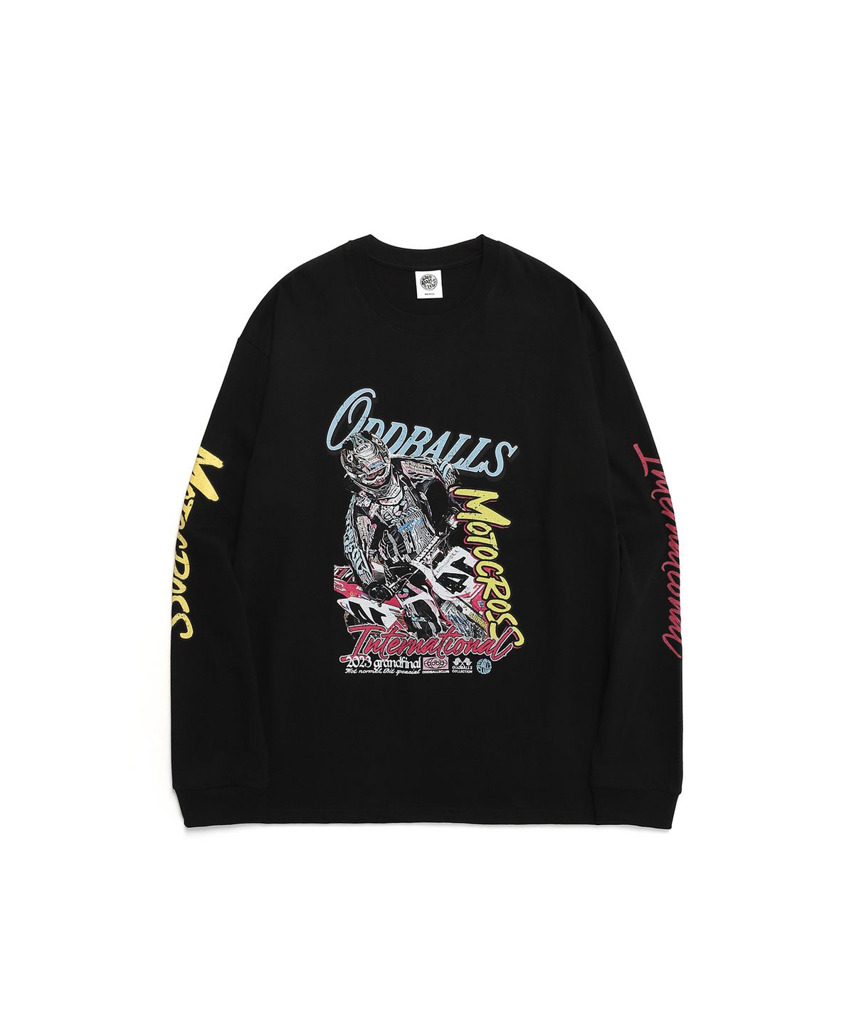 오드볼스클럽(ODDBALLS CLUB) 모토크로스 롱슬리브 블랙