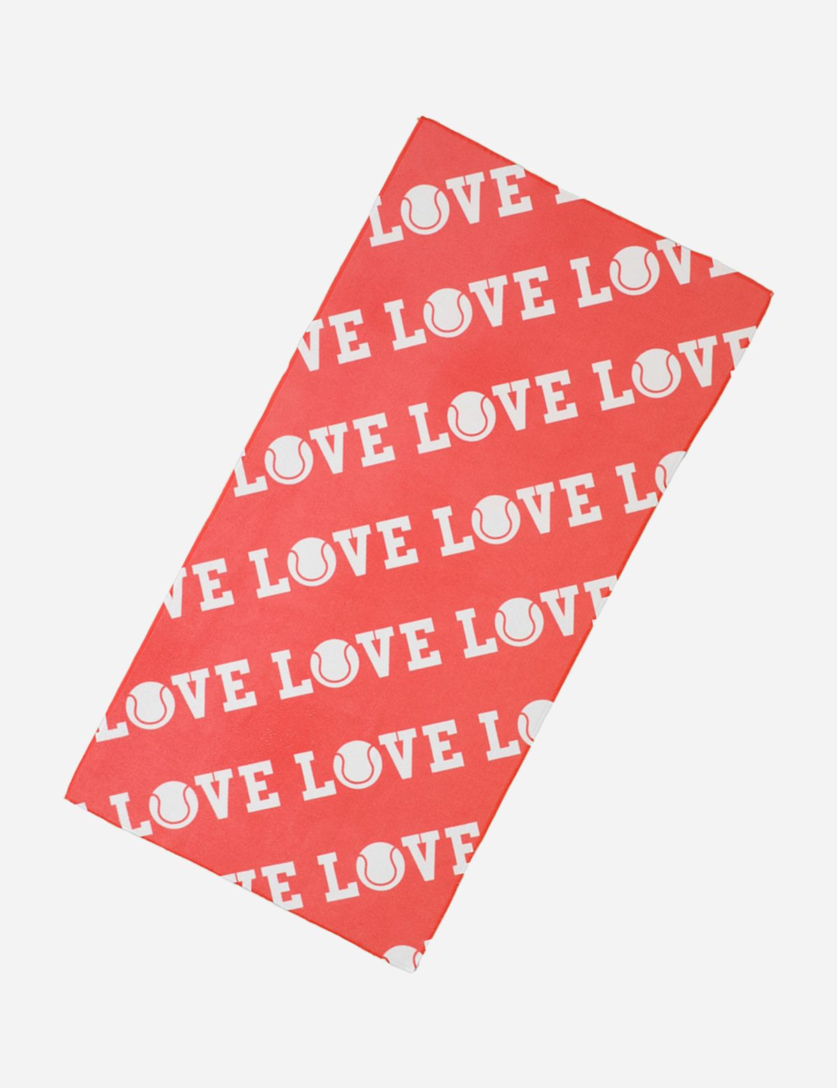 클레버필드(CLEVER FIELD) LOVE 테니스 스포츠 와플 타올_레드