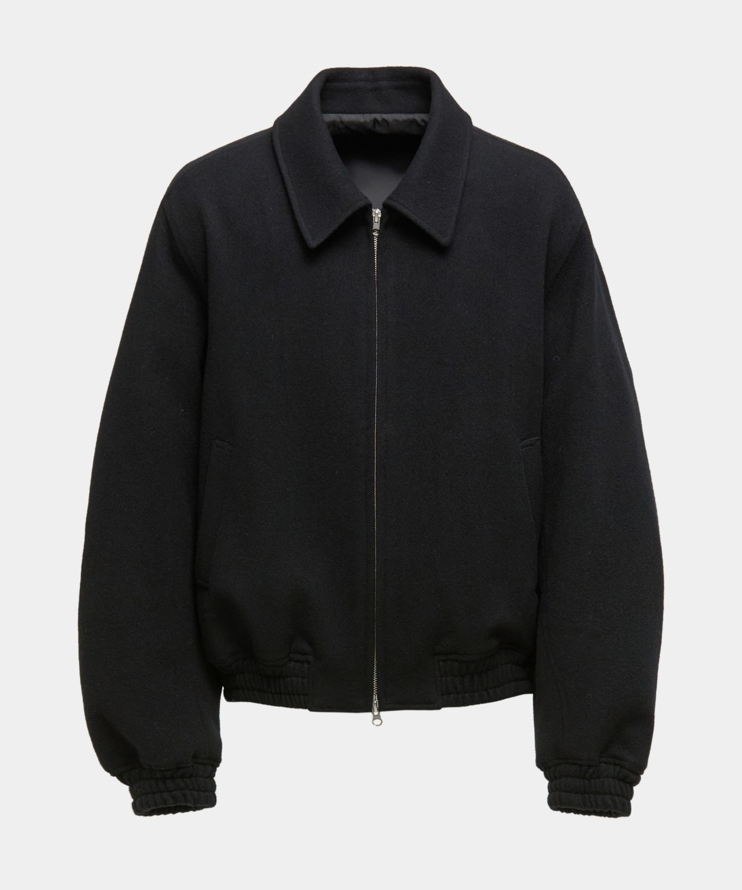レビュー高評価アイテム特集｜ファッション通販 Virgin COOR | MUSINSA公式 Wool (Black) Blouson Zip-up Oversized ジャケット・アウター