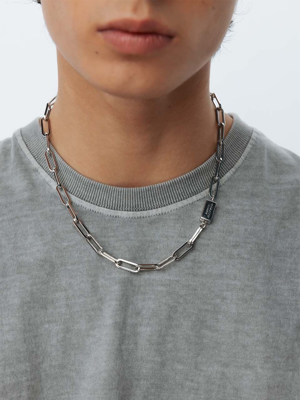 ◆VINTAGE HOLLYWOOD◆ Square Bold Chain Necklace VH24NNNE175 MUSINSA | VINTAGE HOLLYWOOD Square Bold Chain