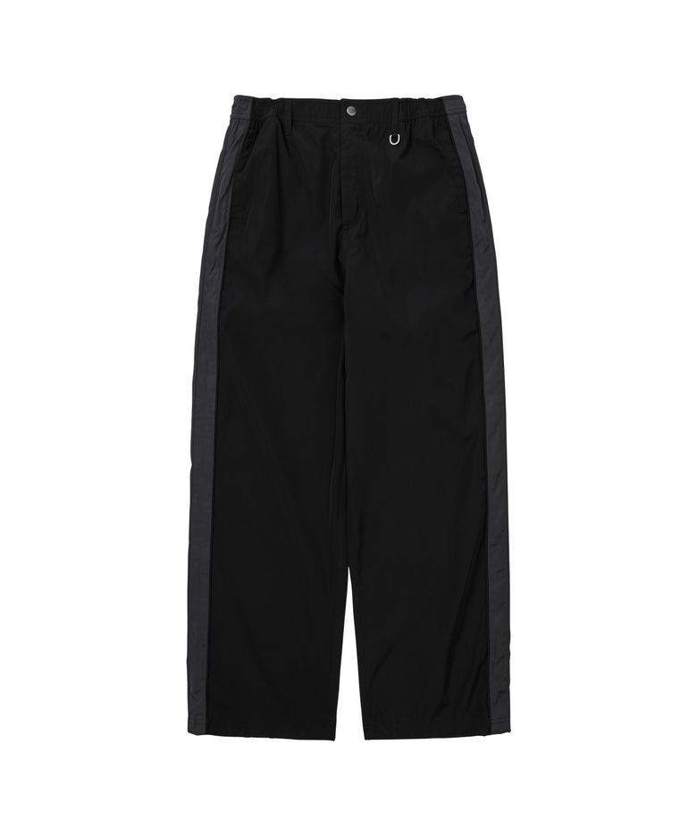 Color Blocked Nylon Pants Black