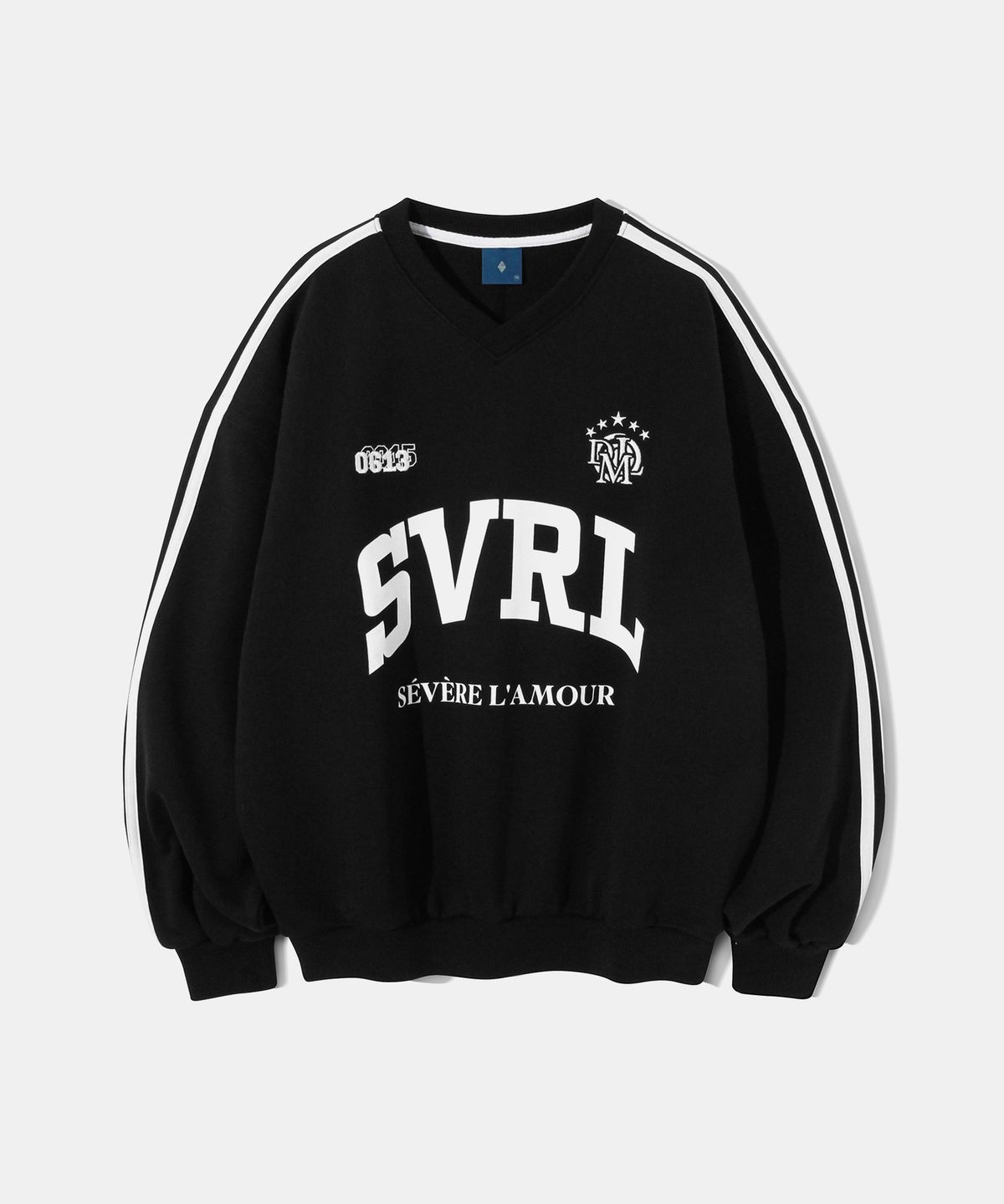 다이아몬드 레이라(DIAMOND LAYLA) SVRL Club Vneck Sweatshirt T84 - Black