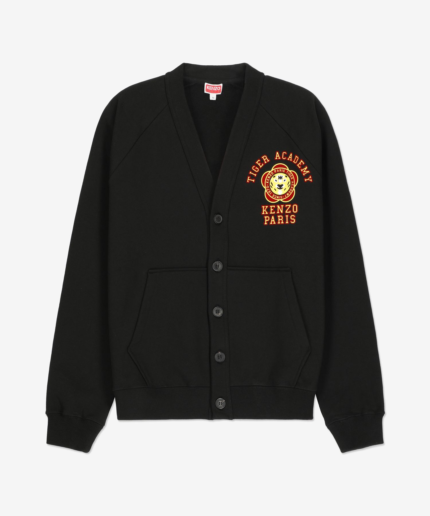 MUSINSA公式 | KENZO タイガーアカデミーロゴカーディガン - ブラック