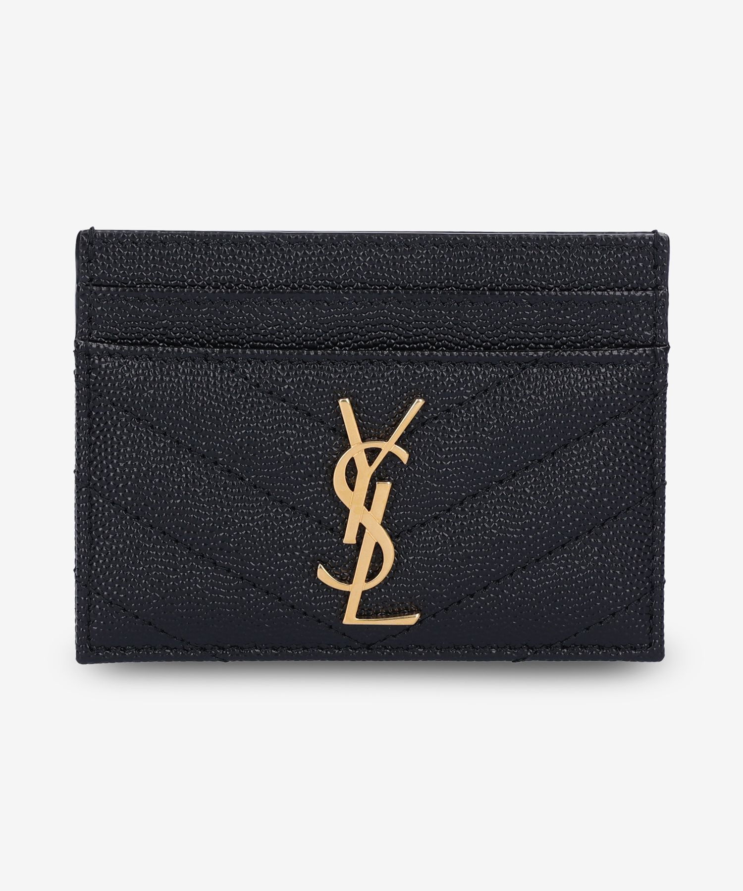 MUSINSA | SAINT LAURENT Women's Monogram Embossed Leather Card