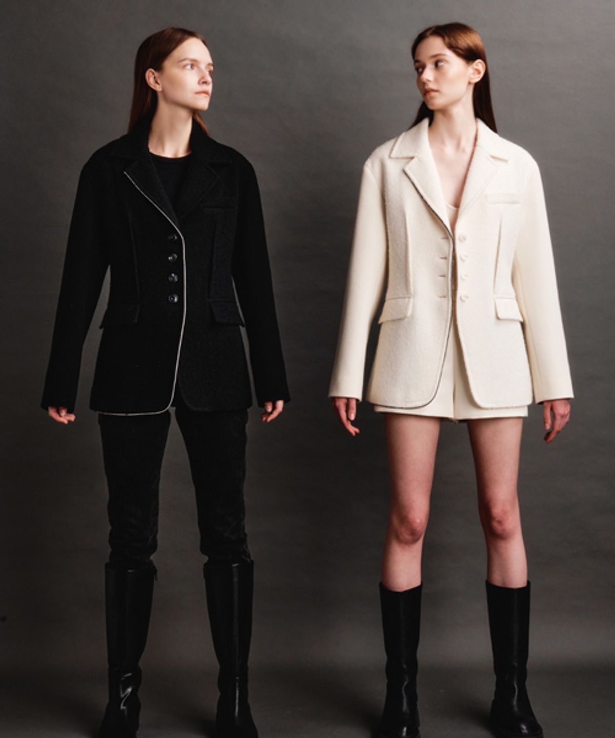아바몰리(AVA MOLLI) PREMIUM FANCY BLOUZER (BLACK)