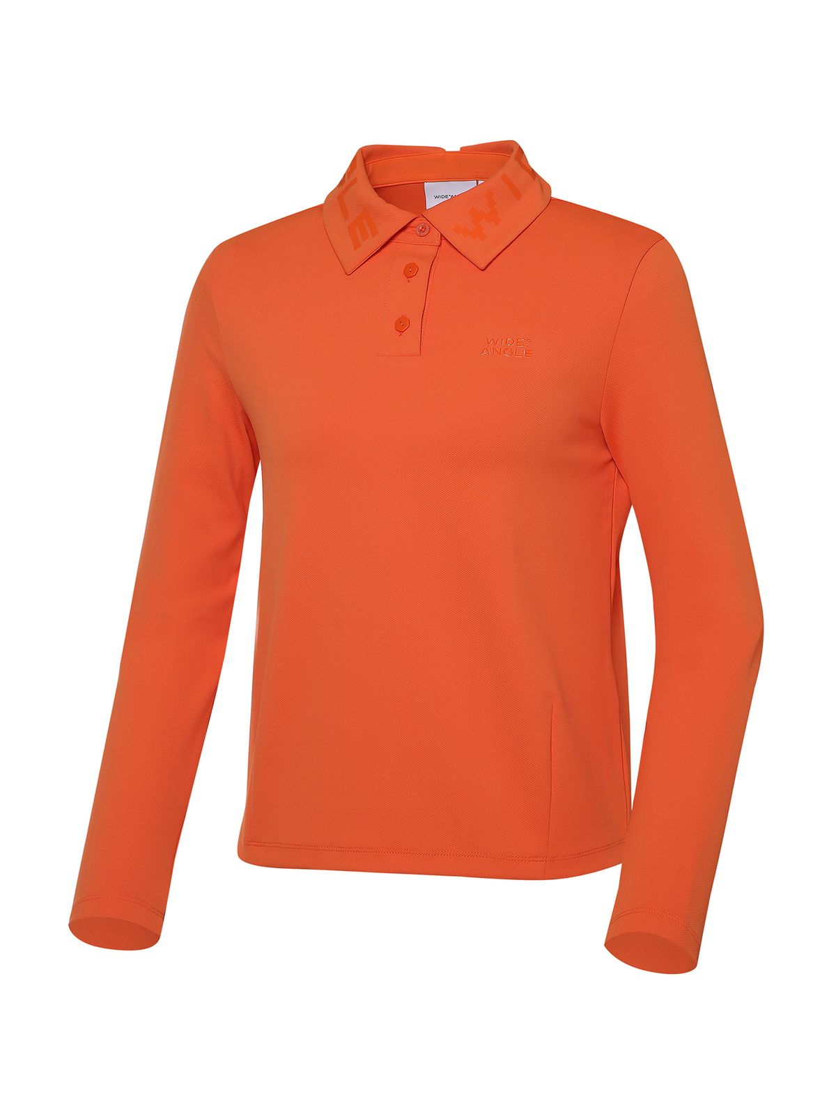 와이드앵글(WIDEANGLE) WG 카라 포인트 폴로 티셔츠 L_Orange