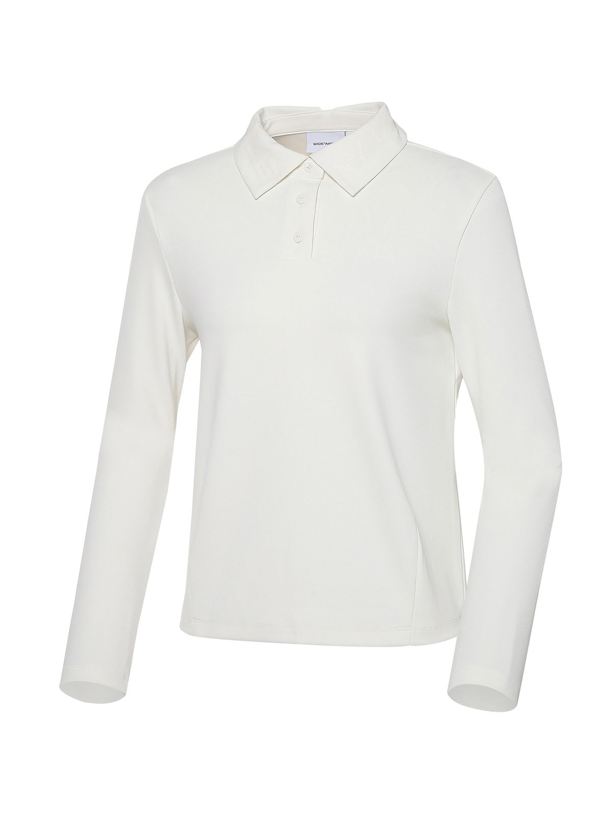 와이드앵글(WIDEANGLE) WG 카라 포인트 폴로 티셔츠 L_Off White