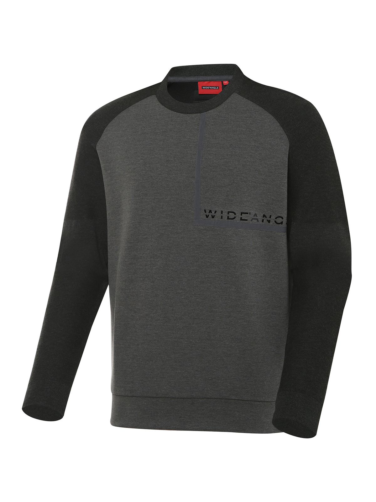 와이드앵글(WIDEANGLE) PF 하이브리드 맨투맨 티셔츠 M_M.GREY