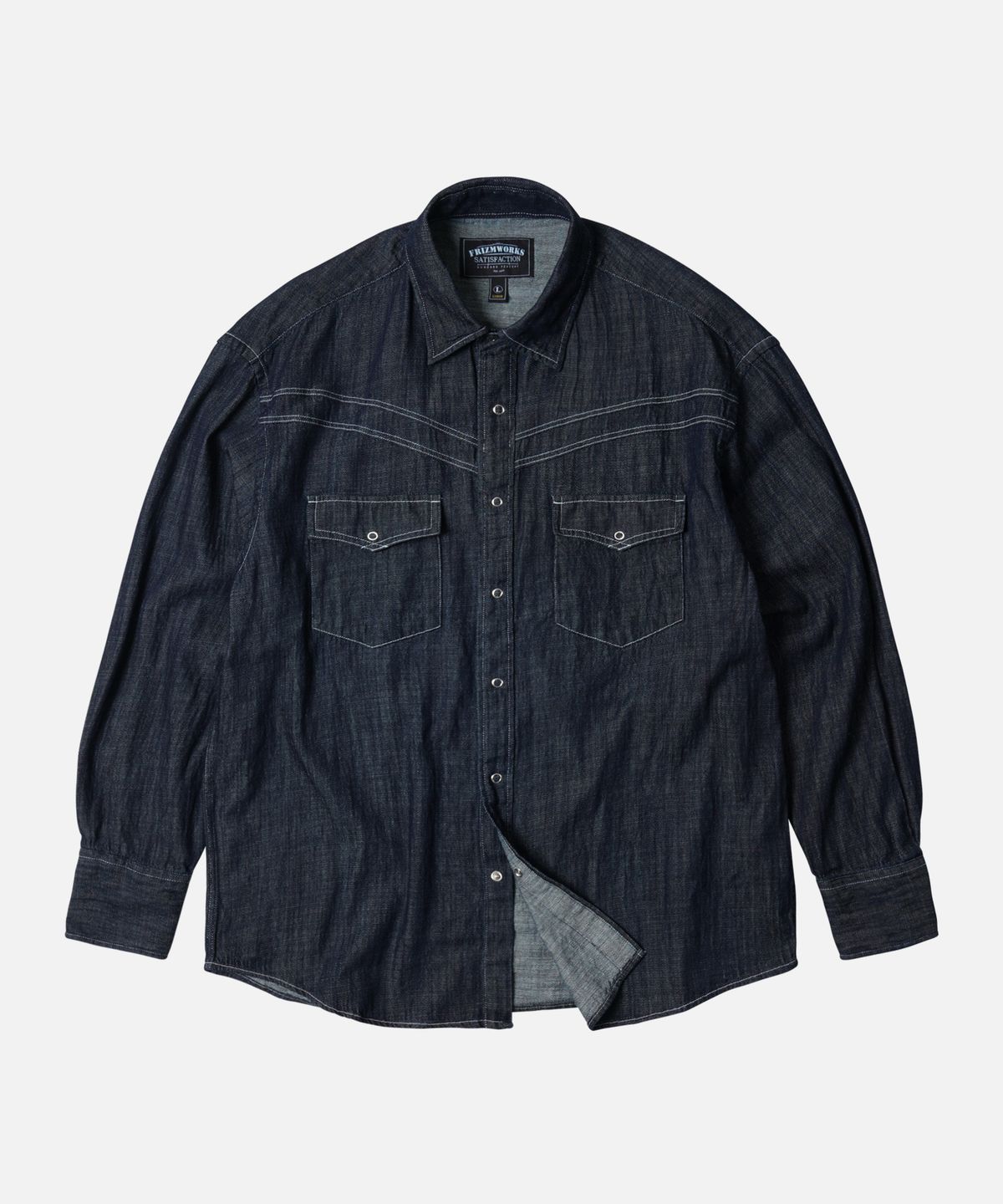 프리즘웍스(FRIZMWORKS) WESTERN DENIM SHIRT _ INDIGO