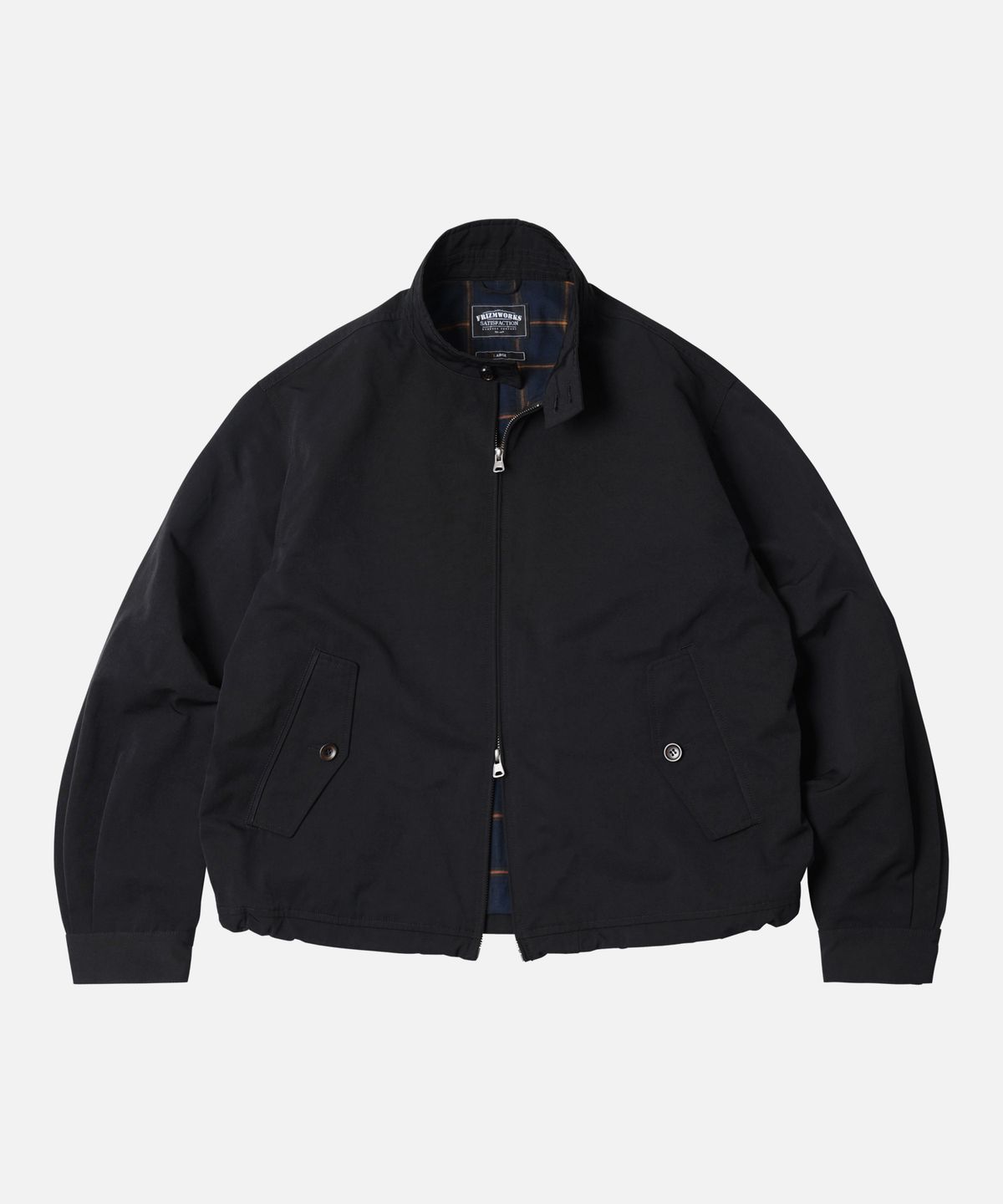 프리즘웍스(FRIZMWORKS) BUDDY HARRINGTON JACKET _ BLACK