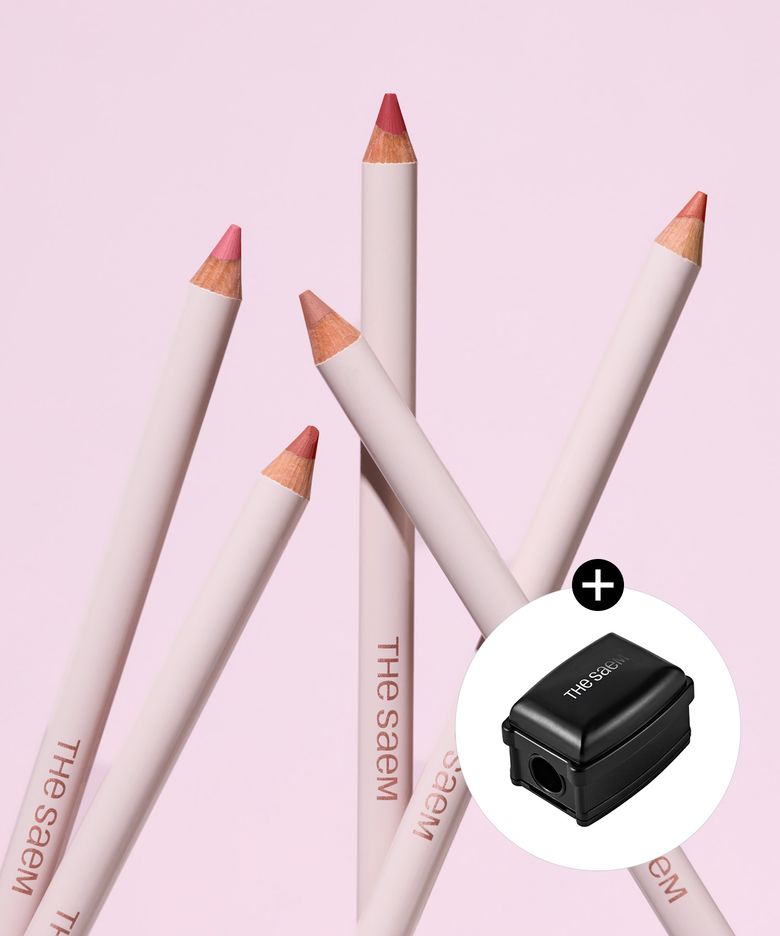 [2PACK]커버 퍼펙션 립 펜슬 10colors (샤프너 증정)