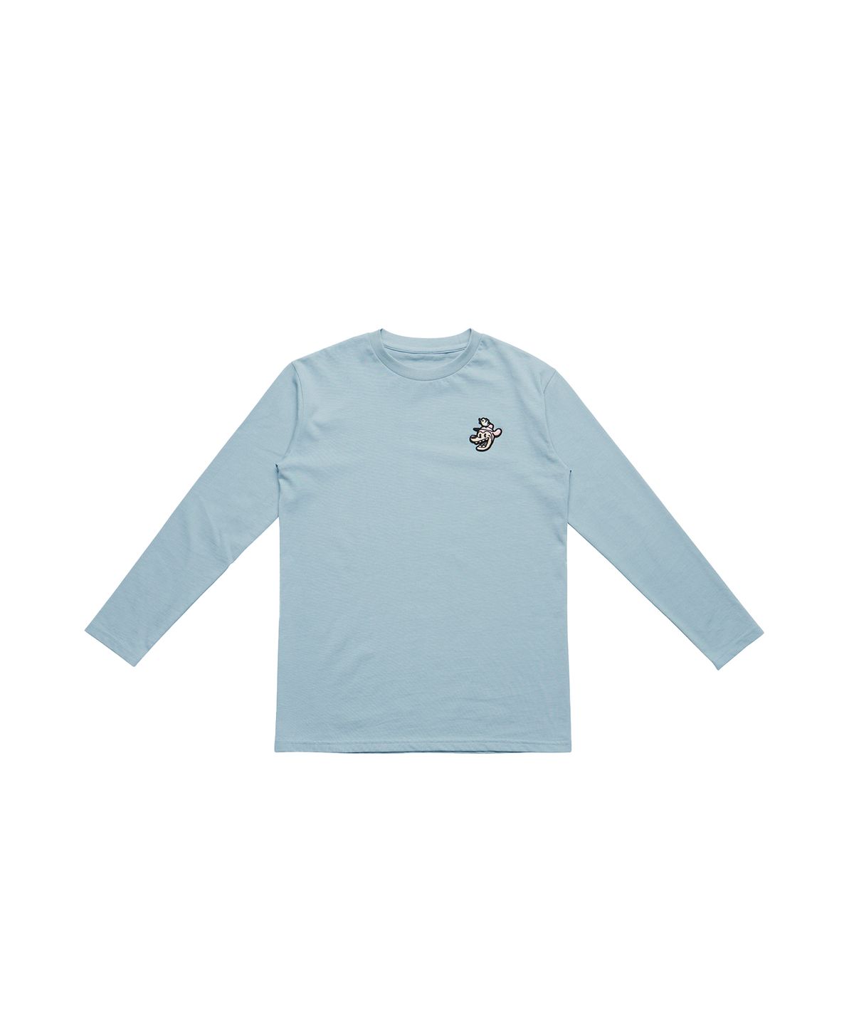 블라블라키아(BLABLAKIA) BLAH LOGO LONG SLEEVE T-SHIRT (BULE)
