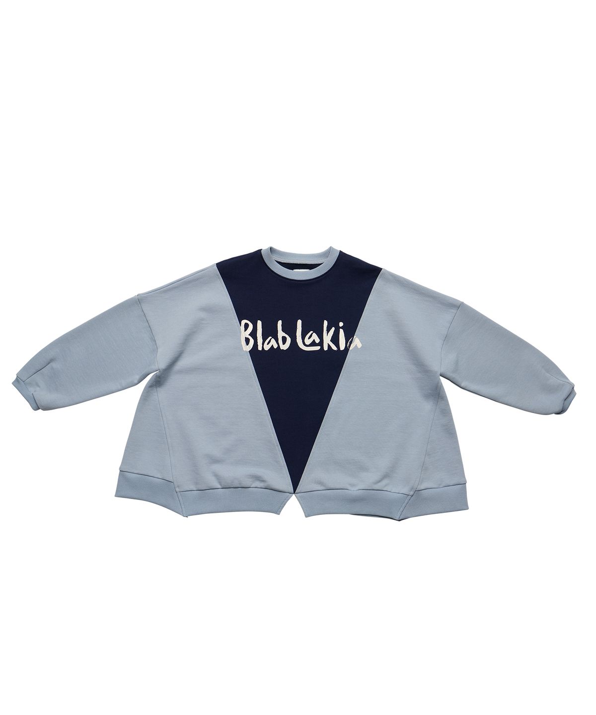 블라블라키아(BLABLAKIA) LOGO SPECIAL  BATWING SWEAT SHIRTS (BLUE)