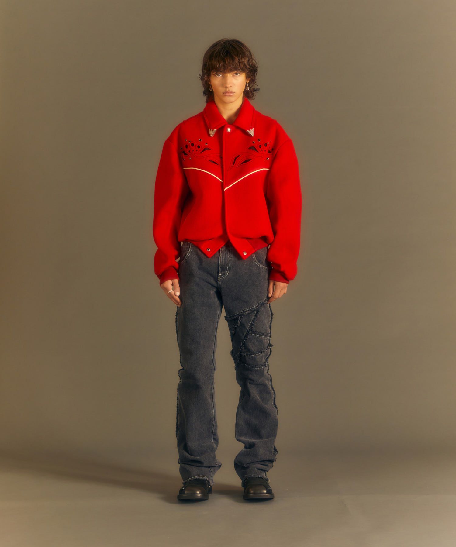MUSINSA | ANDERSSON BELL Le Mans wool blouson jacket awa553m