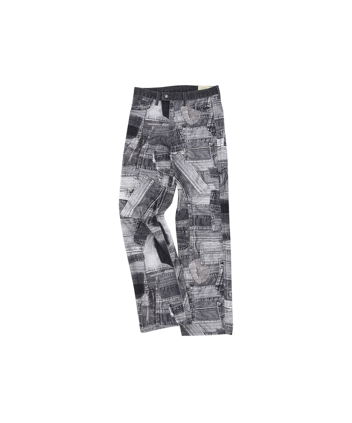 앤더슨벨(ADSB ANDERSSON BELL) 브르노 패치워크 프린트 와이드 진 apa683m(BLACK)