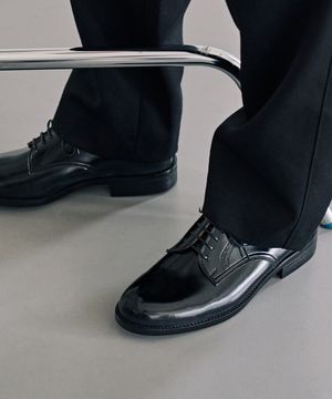 남성용 PU 더비슈즈 HS-6776_BLACK