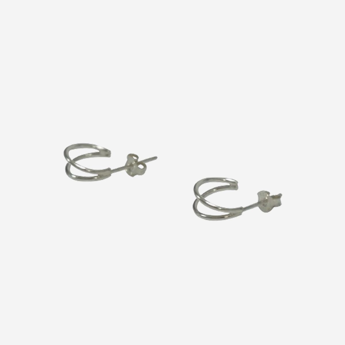 실버태그(SILVERTAG) SIE-2ST 더블 커브 클러치 귀걸이