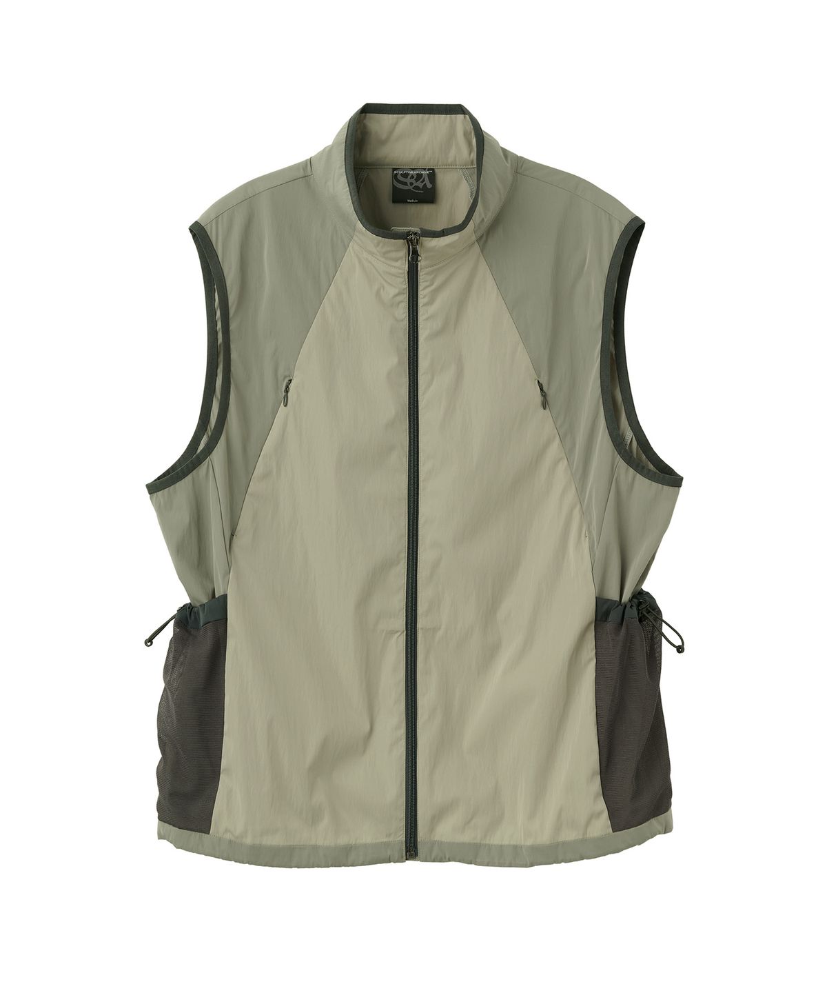 스컬프터(SCULPTOR) Color Block Vest Beige