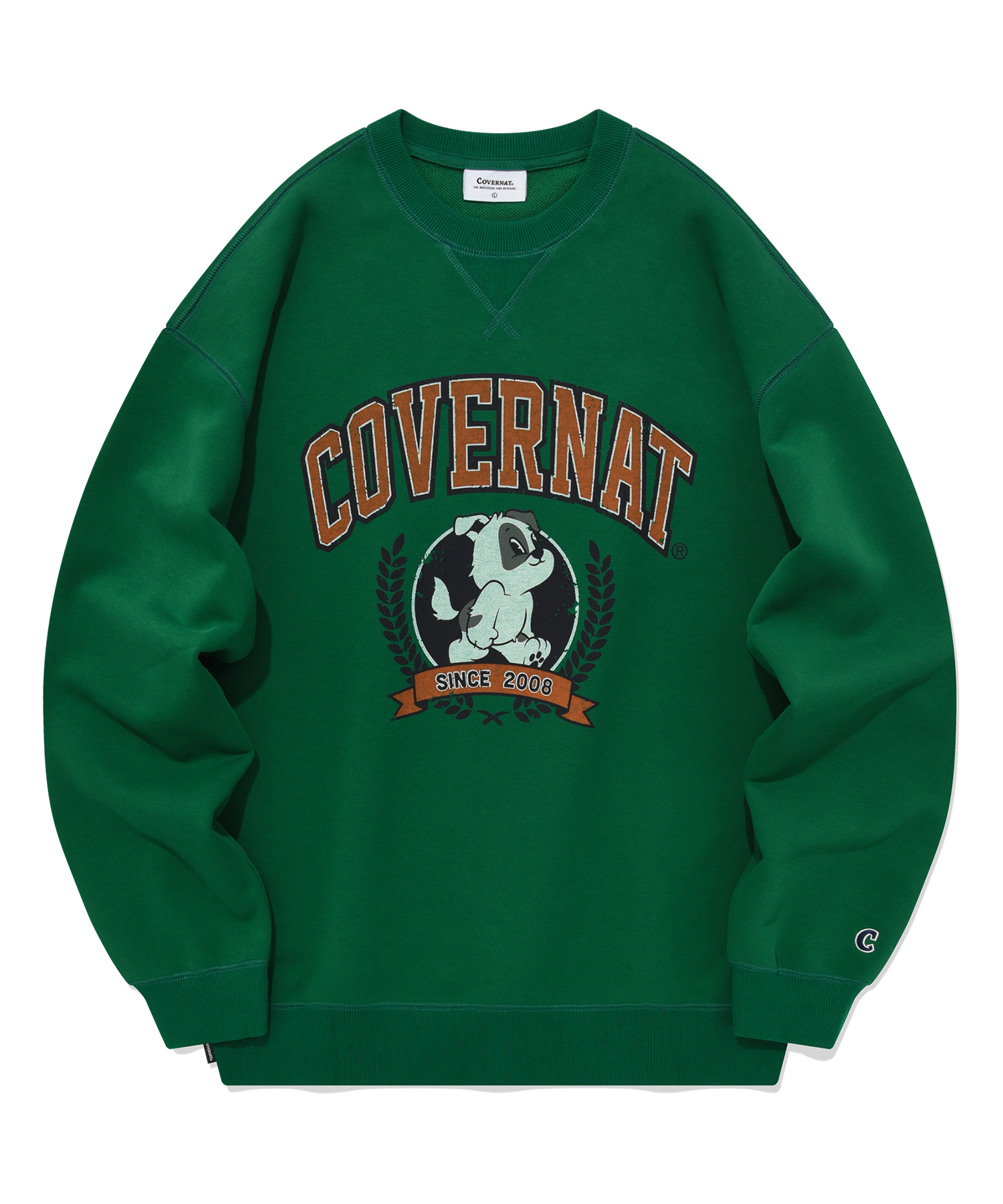 ★★COVERNAT★★ border collie laurel sweatshirt heather gra Covernat Unisex Border Collie Laurel Tree Sweatshirt Header
