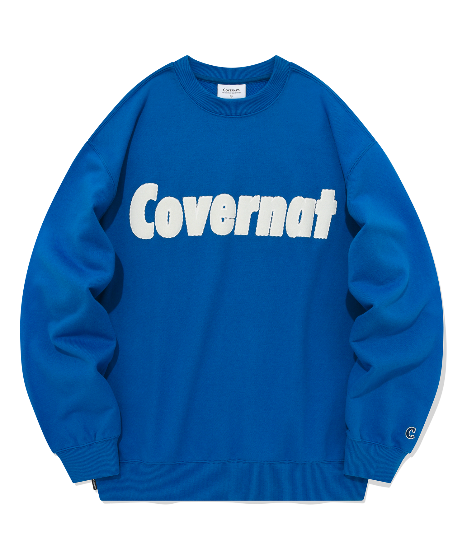 ★送料・関税込★COVERNAT★COMFORT LOGO SWEATSHIRT★ MUSINSA公式 | COVERNAT Comfort Logo Sweatshirt Blue