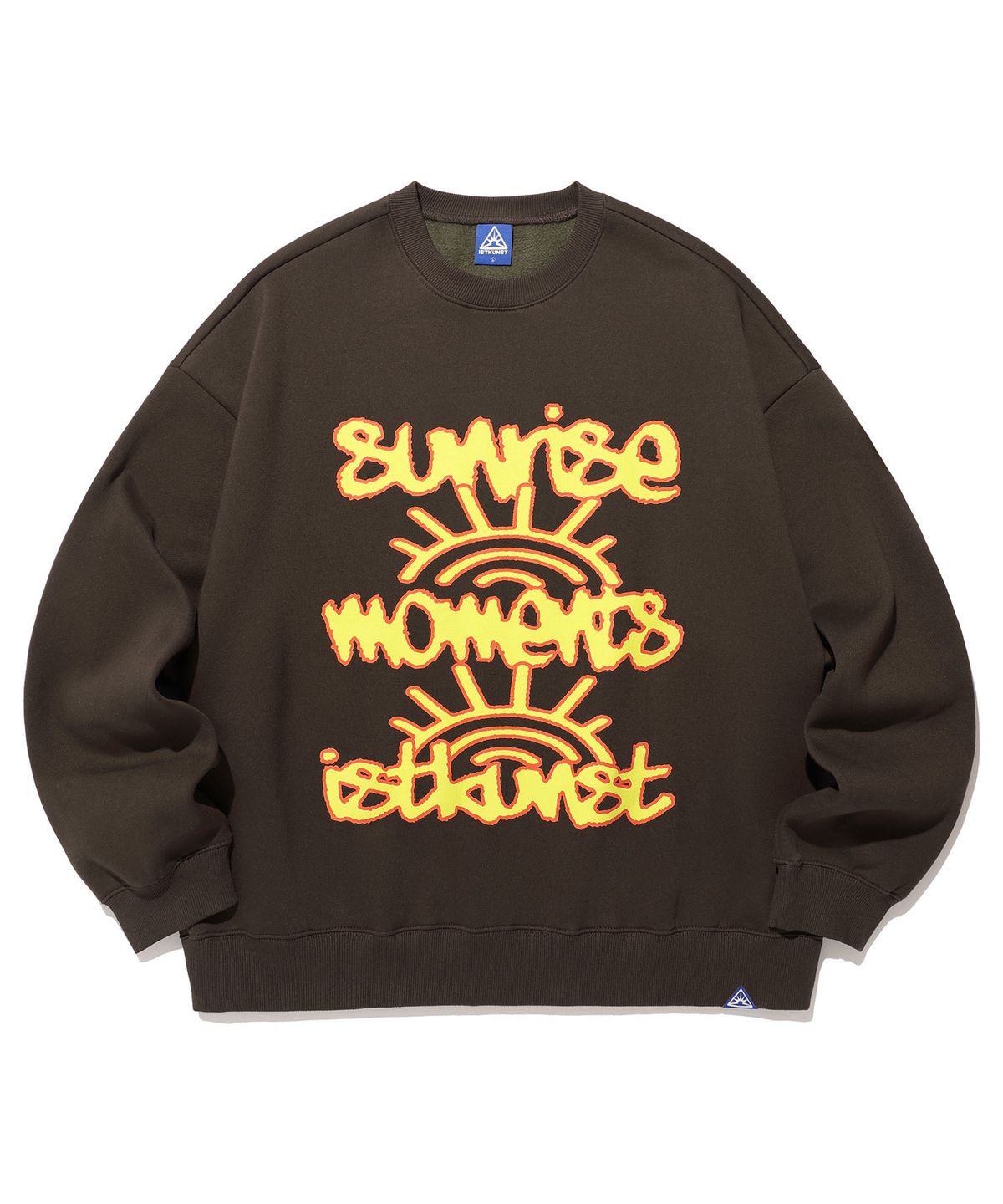 이스트쿤스트(ISTKUNST) SUNRISE MOMENT SWEATSHIRTS_BROWN(IK2DFMM455A)