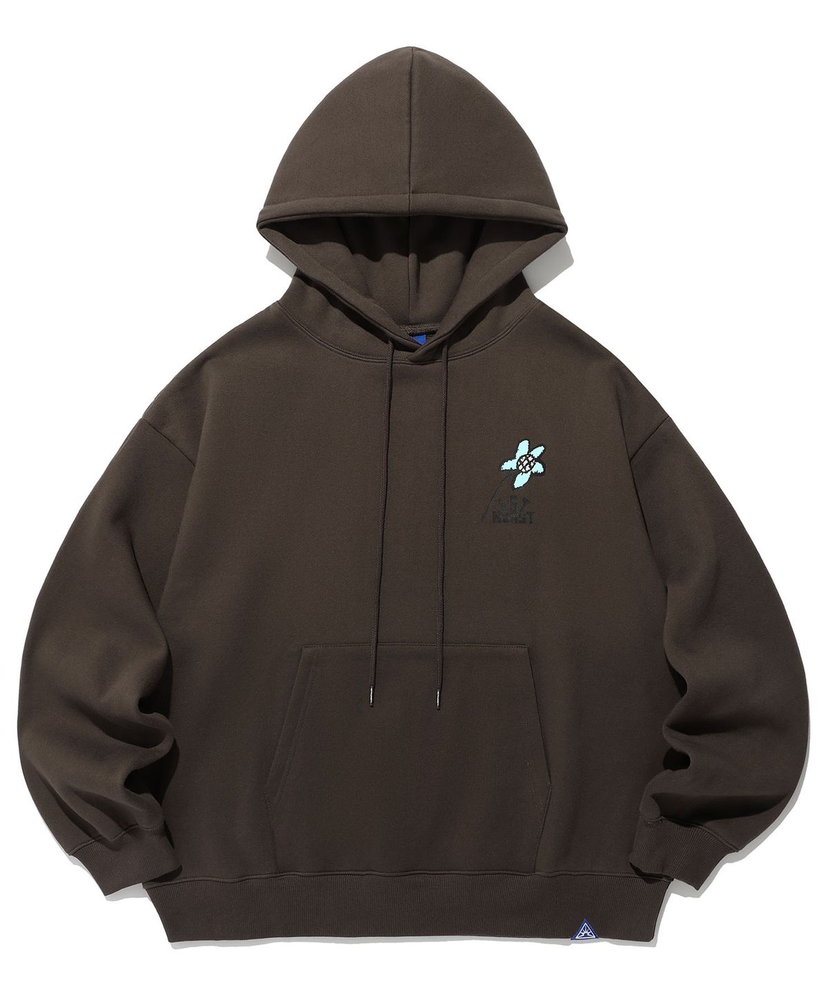 이스트쿤스트(ISTKUNST) DOODLE FLOWER HOODIE_BROWN(IK2DFMM429A)