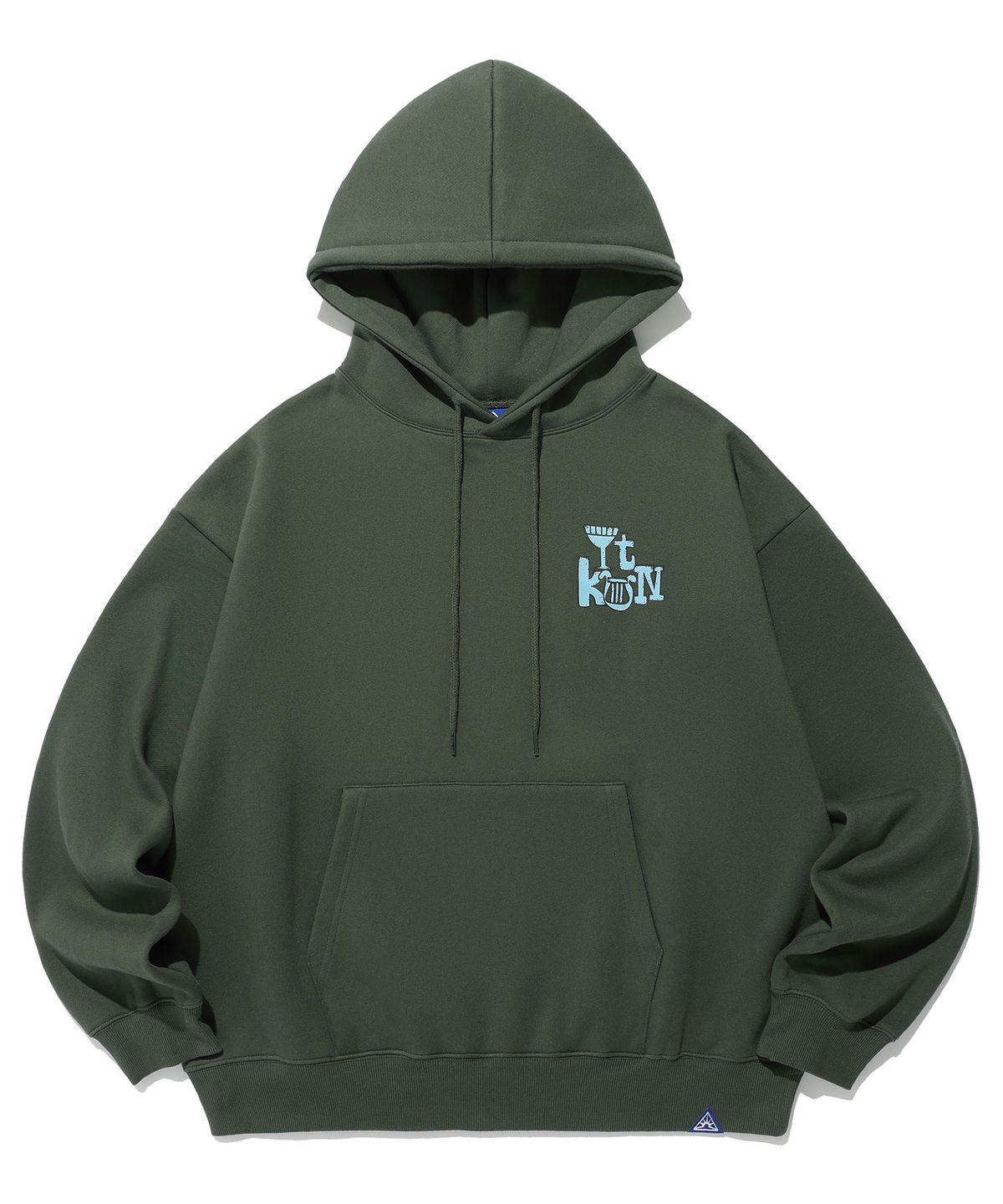 이스트쿤스트(ISTKUNST) MYTH LOGO HOODIE_KHAKI(IK2DFMM420A)